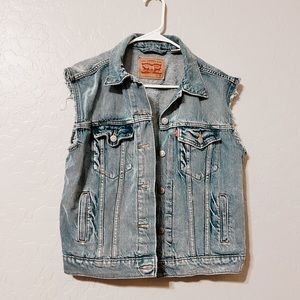 Original Levi Strauss Denim Sleeveless Jacket